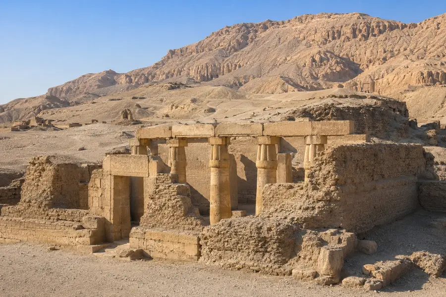 Mortuary Temple of Seti I on Luxor West Bank