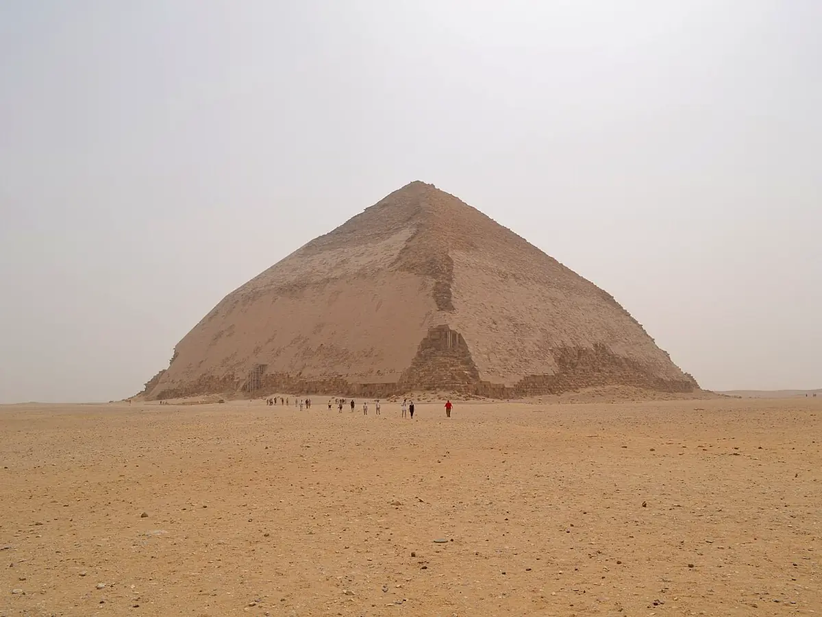 Full view of Sneferu’s Bent Pyramid