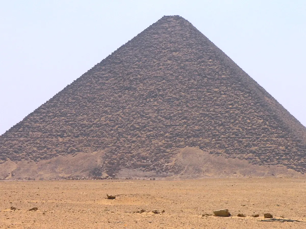 Red Pyramid at Dahshur Necropolis