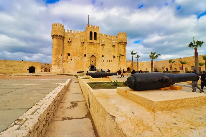Qaitbay Citadel in Alexandria, Egypt