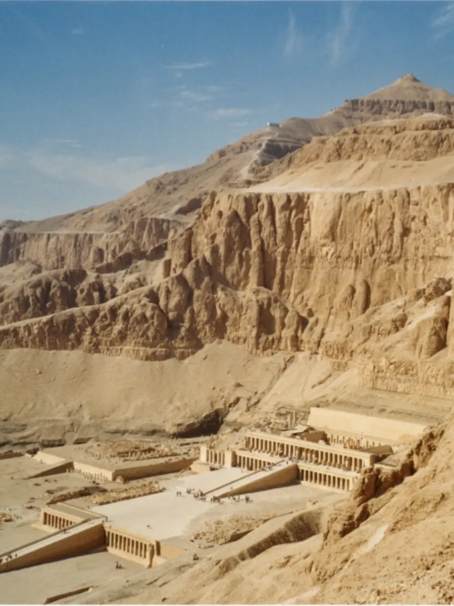 Terraces of Hatshepsut’s temple at Deir el-Bahari