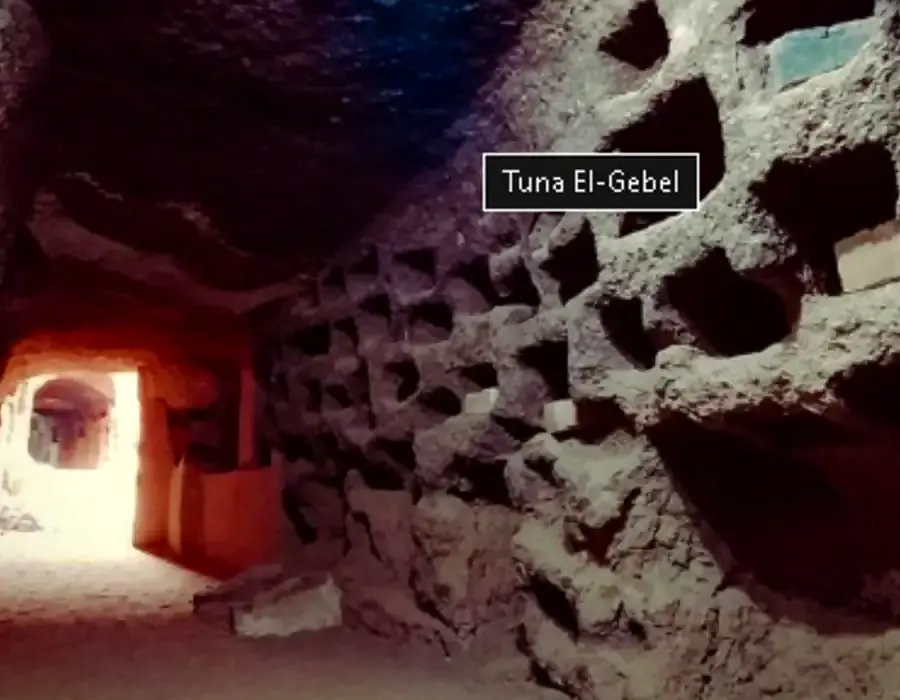 Historical sites in Egypt at Tuna El-Gebel