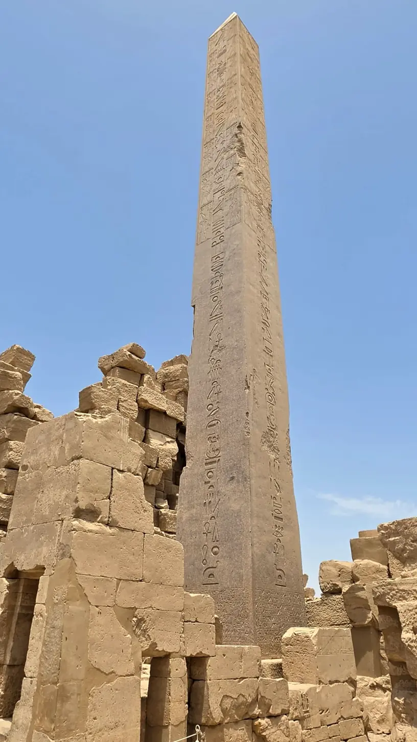Hatshepsut obelisk at Karnak Temple in Luxor