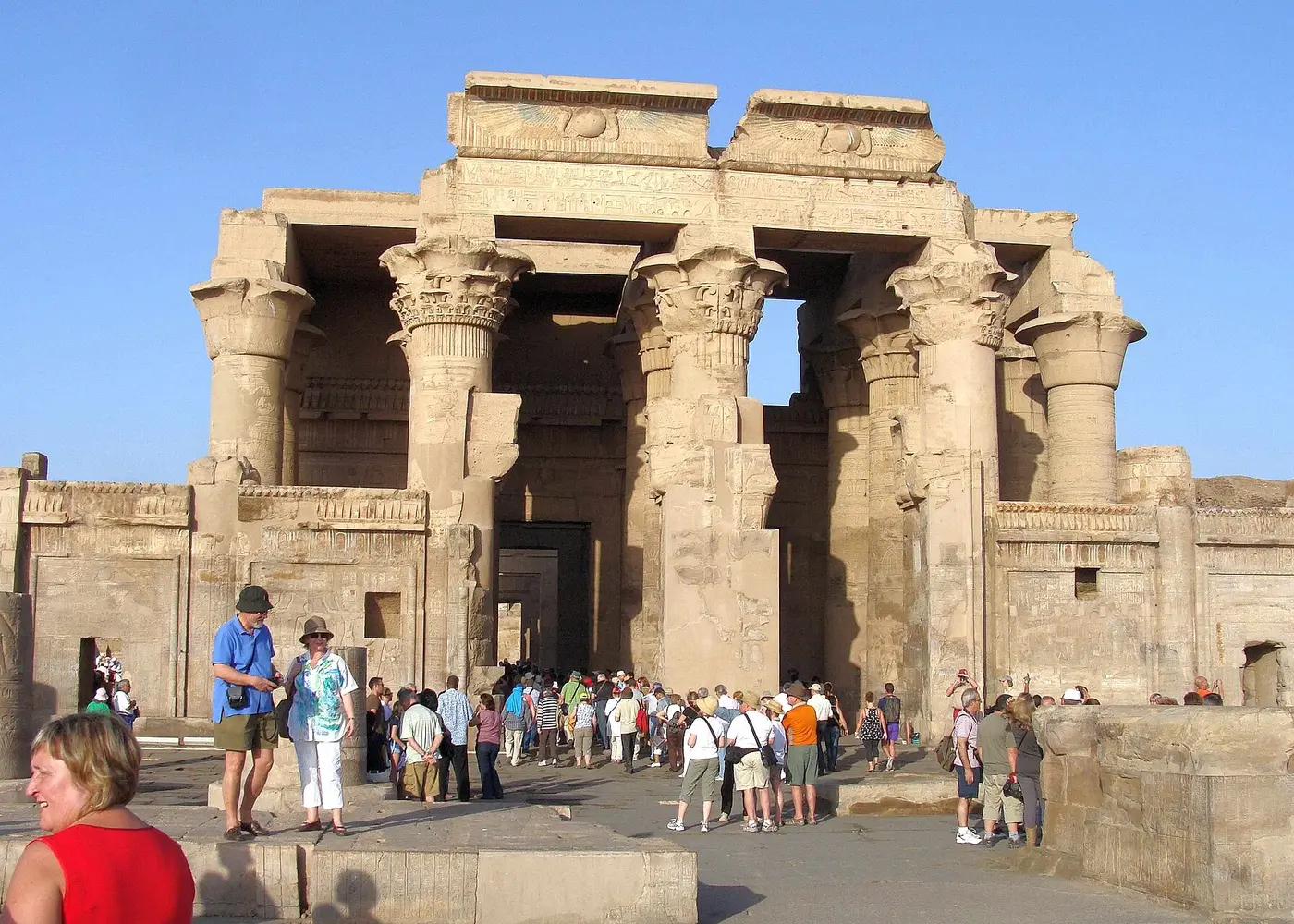 Double entrance facade of Kom Ombo Temple