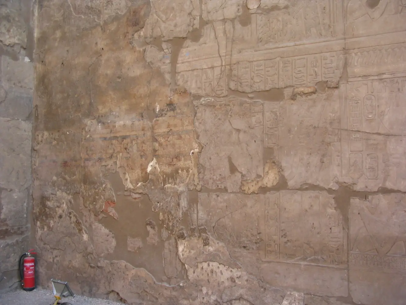Luxor Temple reliefs depicting sacred Opet Festival ceremonies