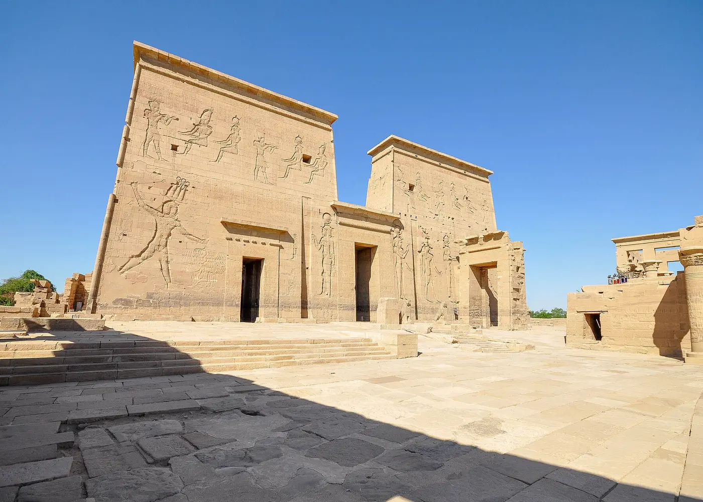 First pylon of Philae Temple