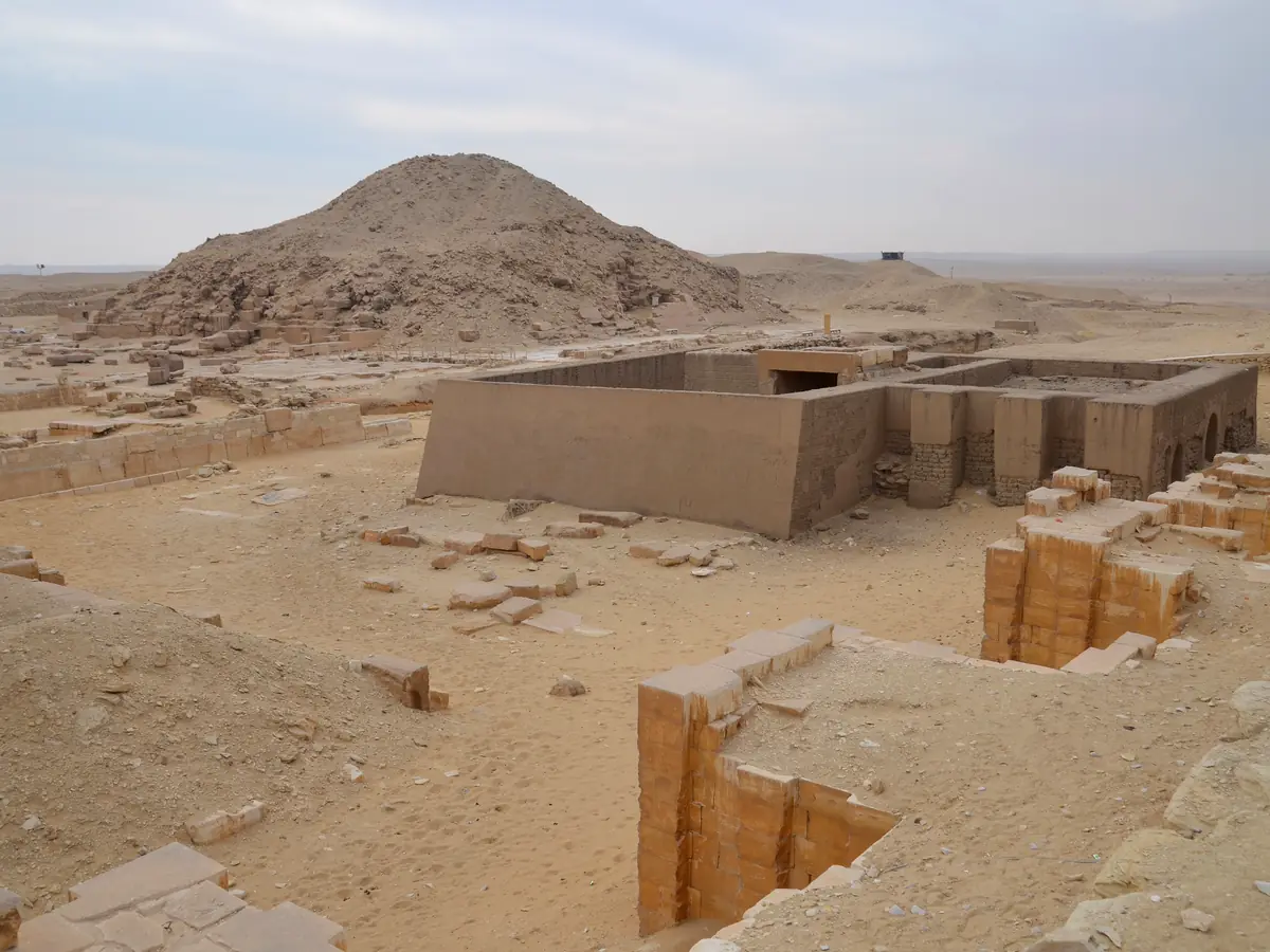 Pyramid of Unas at Saqqara Necropolis