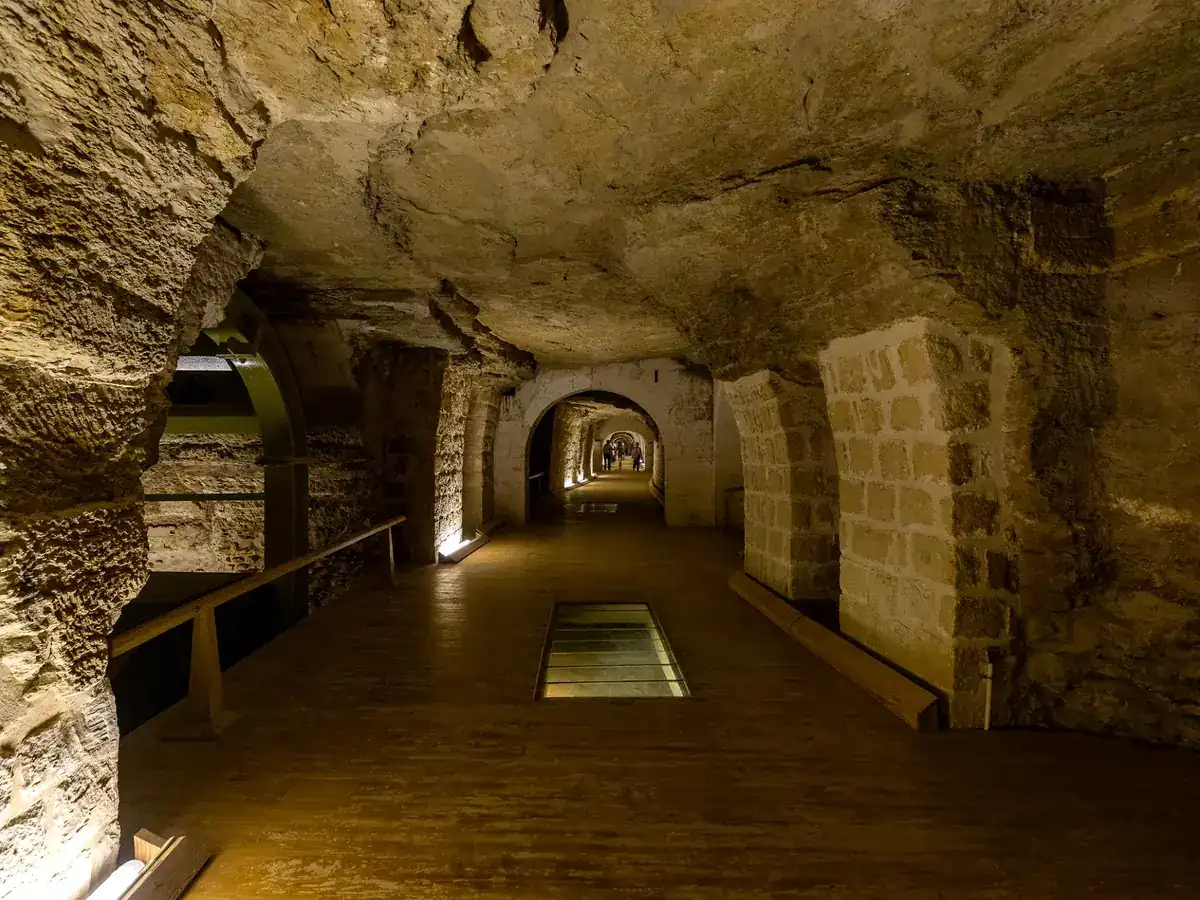 Underground chamber in the Serapeum of Saqqara