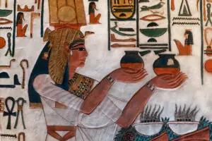 Nefertari QV66 offering scene
