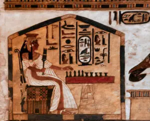 Nefertari QV66 seated queen