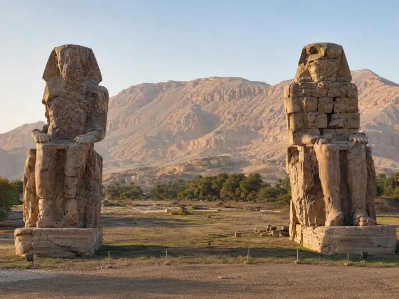 Colossi of Memnon on the Luxor West Bank tour