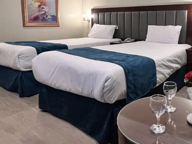 Luxury cabin on the cruise ship