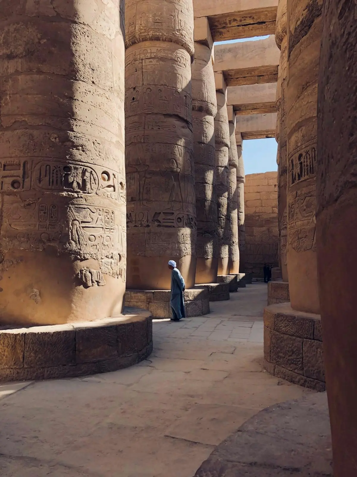 Karnak Temple during the Nile cruise from Aswan to Luxor