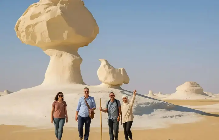 White Desert adventures in Egypt with local guides